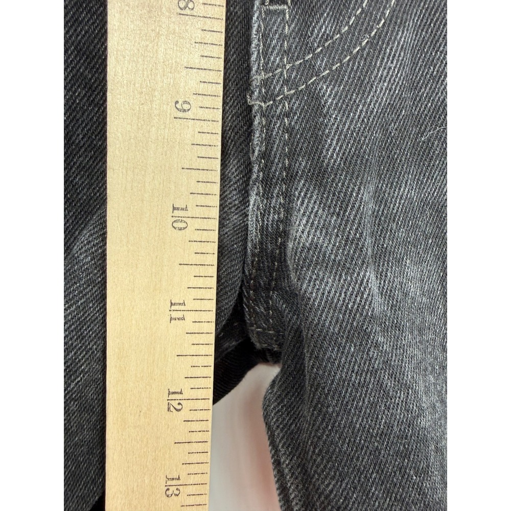 Levis 550 Jeans Mens 34x29 Black Relaxed Fit Tapered Leg Fade Denim Pants - Picture 7 of 10